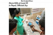 প্রবল ঝড়বৃষ্টিতে নেপালে নিহত ২৫, আহত ৪০০