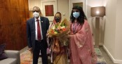 বার্লিন থেকে লন্ডনে পৌঁছেছেন রাষ্ট্রপতি
