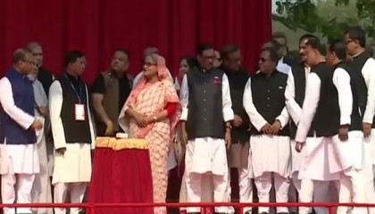 ময়মনসিংহের জনসভায় প্রধানমন্ত্রী, শতাধিক উন্নয়ন কাজের উদ্বোধন
