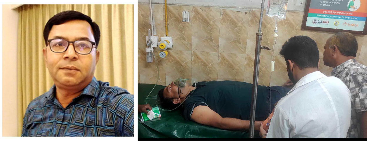 নাটোর থেকে প্রকাশিত দৈনিক প্রান্তজন পত্রিকার সম্পাদকের উপর সন্ত্রাসী হামলা