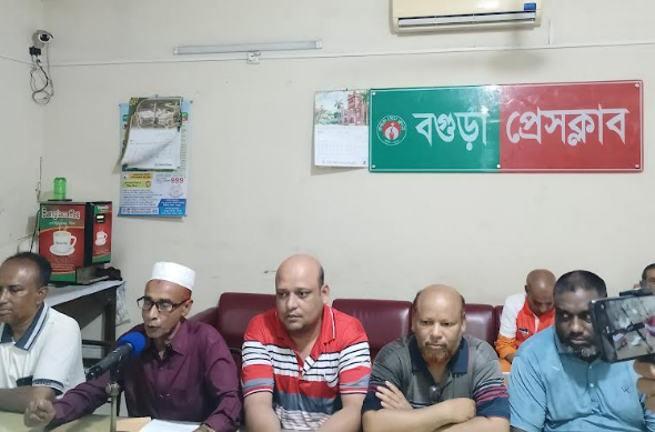 কাহালু পৌরসভায় উপ-সহকারী প্রকৌশলীর বিরুদ্ধে দুর্নীতির অভিযোগে সংবাদ সম্মেলন