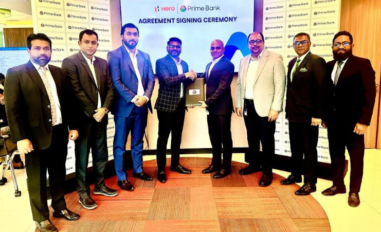 প্রাইম ব্যাংক ও নিলয় মোটরস-এর মধ্যে অংশীদারিত্ব চুক্তি স্বাক্ষর