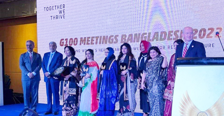 জি-১০০ আজীবন সম্মাননা পেলেন হালিদা হানুম, পুরস্কৃত আরও ৪ নারী
