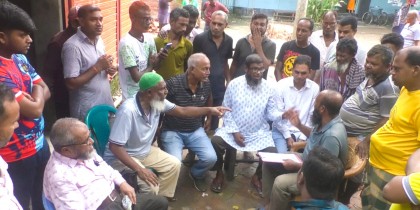 বগুড়া কালিতলাহাটের ধোপা পরিবার দূর্গাপূজা করার সুযোগ পেয়ে স্বস্তির নিঃশ্বাস