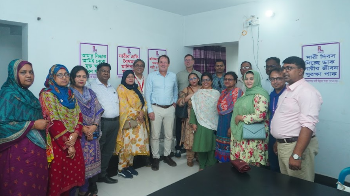 নেদারল্যান্ডস এম্ব্যাসি বাংলাদেশ এবং সেভ দ্য চিলড্রেন এর উচ্চ পর্যায়ের পরিদর্শন, কাটনারপাড়া নারী উন্নয়ন সংস্থার কার্যক্রম পরিদর্শন