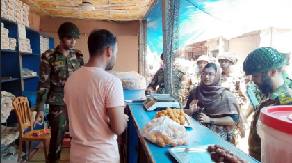 আদমদীঘিতে ইউএনও’র বাজার মনিটরিং, হোটেল মালিকের জেল