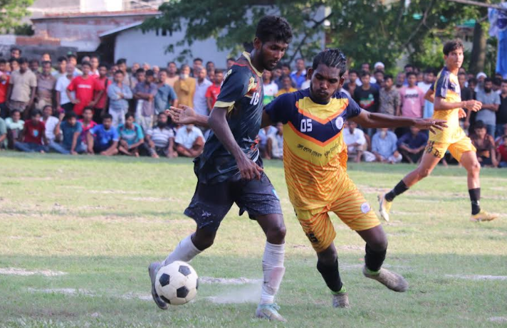 রাজশাহী জেলা প্রশাসক গোল্ডকাপ ফুটবল টুর্নামেন্টে বাগমারা সেমিতে