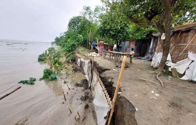 রাজশাহীতে পদ্মার পানি বৃদ্ধি, বন্যার আশঙ্কা