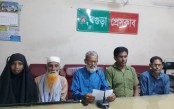 বগুড়ায় সম্পত্তি দখল ও ভাংচুরের অভিযোগে সাংবাদিক সম্মেলন