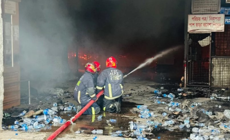 বিমানবন্দরে আগুন: উত্তরায় কঠোর নিরাপত্তা জোরদার