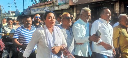 জয়পুরহাটে বিএনপির আনন্দ মিছিল: সাবেক প্রধানমন্ত্রী শেখ হাসিনার ফাঁসির রায়