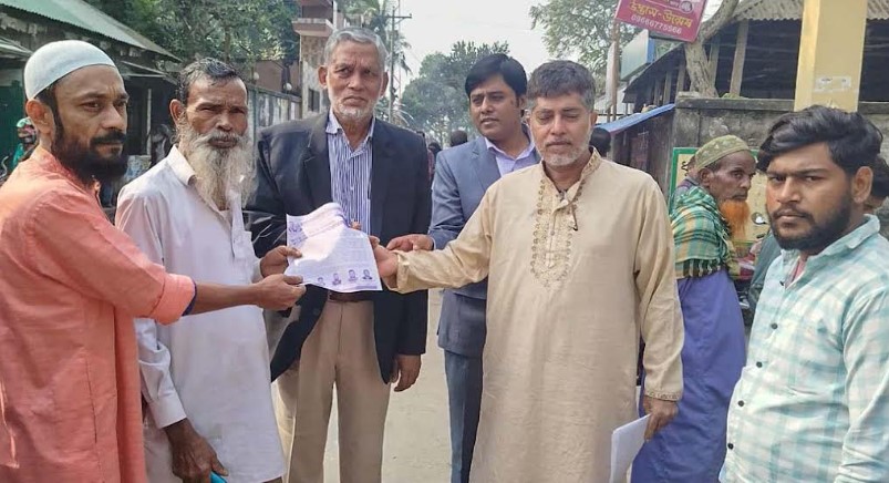 ধুনটে এলডিপি মনোনীত এমপি প্রার্থীর গণসংযোগ