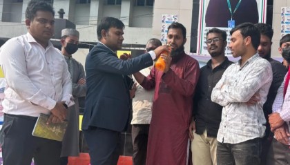 ১৯ ঘণ্টা পর অনশন ভাঙলেন  সেই এনসিপি নেতা 