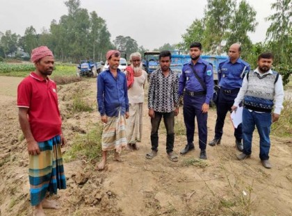 ধুনটে মাটি উত্তোলনের অপরাধে এক ব্যক্তির ৫০ হাজার টাকা জরিমানা