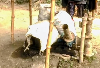 সাঘাটায় সেচ পাম্প সংকটে ১০০ বিঘা জমির ফসল হুমকির মুখে