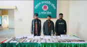 বগুড়ার দুই সন্ত্রাসী বাহিনীর তিন সদস্য অস্ত্রসহ গ্রেপ্তার
