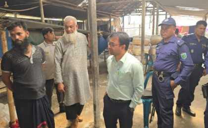 বগুড়ায় অস্বাস্থ্যকর পরিবেশে তৈরী হচ্ছে স্পেশাল সেমাই, জরিমানা ৬০ হাজার