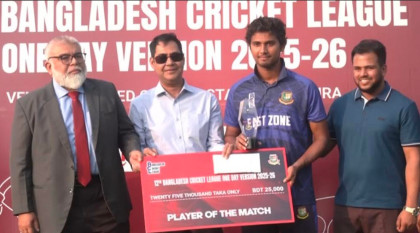 বগুড়ায় বিসিএল: হাসান মাহমুদের অলরাউন্ড নৈপূণ্যে প্রথম জয় পেলো ইষ্ট জোন