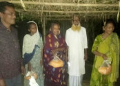 সাঘাটায় মানবিক উদ্যোগ- ঈদকে সামনে রেখে খাদ্য ও নগদ সহায়তা প্রদান
