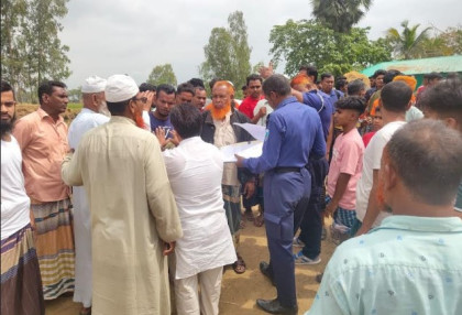 সিংড়ায় দফায় দফায় সংঘর্ষ আহত ৮