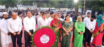 যথাযোগ্য মর্যাদায় বগুড়ায় মহান স্বাধীনতা দিবস উদযাপিত