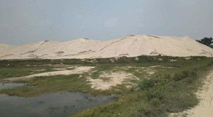 বগুড়ায় নবজাগা চর হুমকিতে, যমুনায় বালু উত্তোলন বন্ধে নেই অভিযান